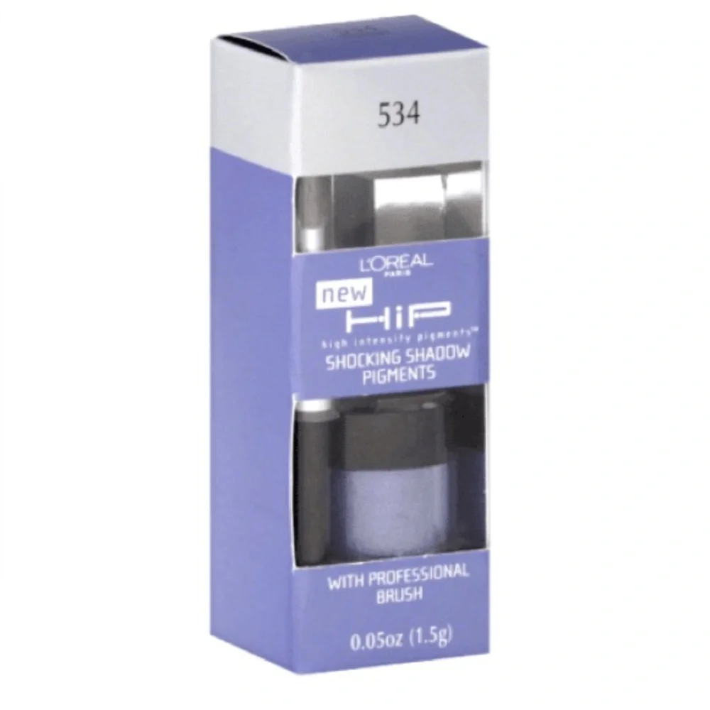 L'OREAL HIP Shocking Shadow Pigments Valiant 534 Purple Shimmer Eyeshadow NIB